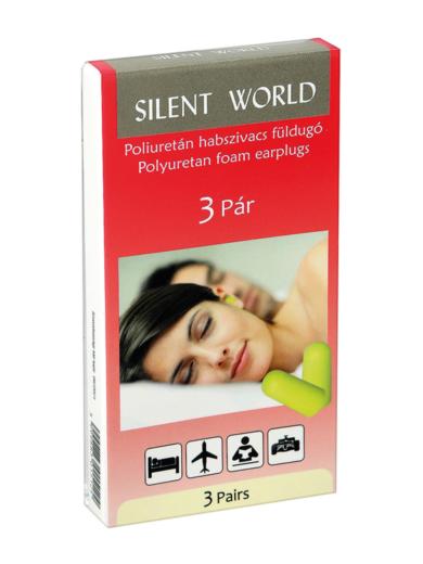 Silent World poliuretán füldugó
