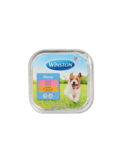 Winston Fenséges Menü alutasak kutyáknak, borjú és szárnyas hússal