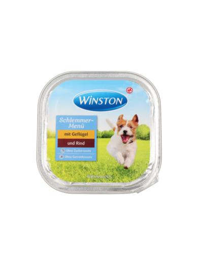 Winston Fenséges Menü alutasak kutyáknak, szárnyas- és marhahús