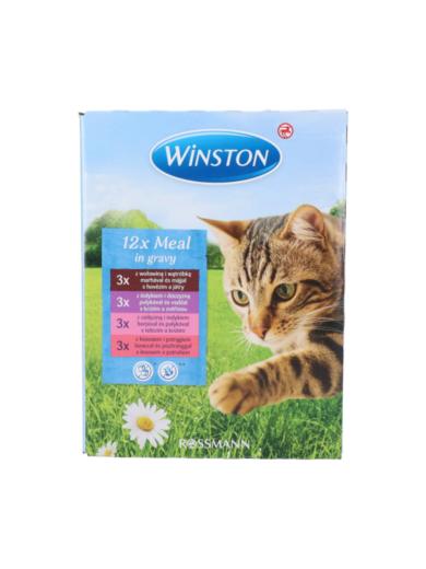 Winston Fenséges Menü alutasak macskáknak, multipack (12x100 g)