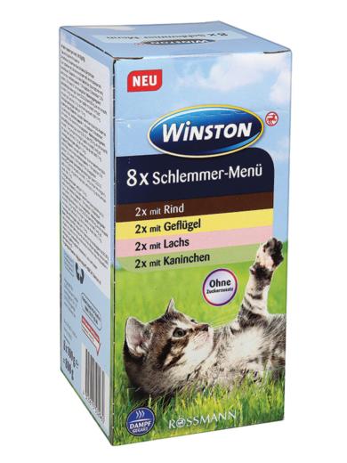 Winston Fenséges Menü alutál macskáknak, (8x100 g)