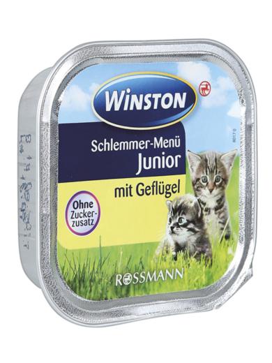 Winston Fenséges Menü Junior alutál macskáknak, szárnyashús
