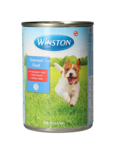 Winston Fenséges Menü konzerv kutyáknak, 4 húsos