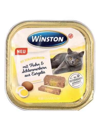 Winston Fenséges Menü alutál macskáknak, közepén tojással