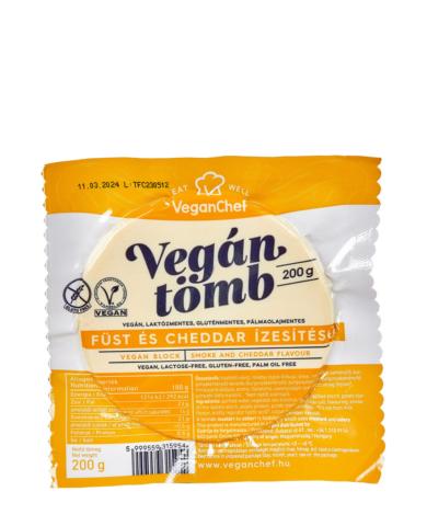 VeganChef növényi tömb füst & cheddar 200g