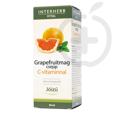 Interherb Vital grapefruitmag csepp C-vitaminnal étrend-kiegészítő
