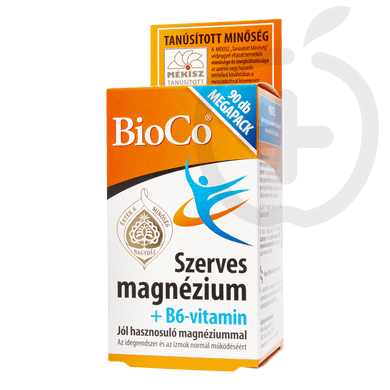 BioCo Szerves Magnézium+B6-vitamin Megapack tabletta