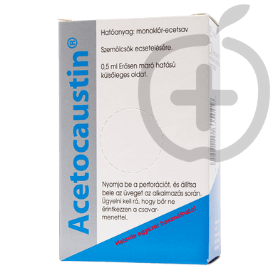 Acetocaustin szemölcsírtó oldat