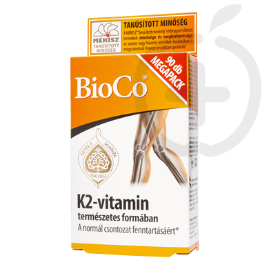 BioCo K2-vitamin étrend-kiegészítő tabletta