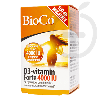 BioCo D3-vitamin Forte 4000 IU Megapack tabletta