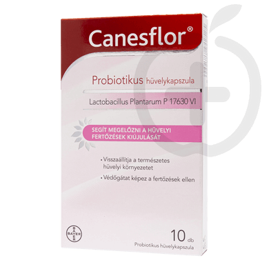 Canesflor probiotikus hüvelykapszula, pl. antibiotikum kúra után
