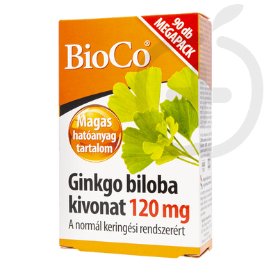 BioCo Ginkgo biloba kivonat 120 mg Megapack tabletta