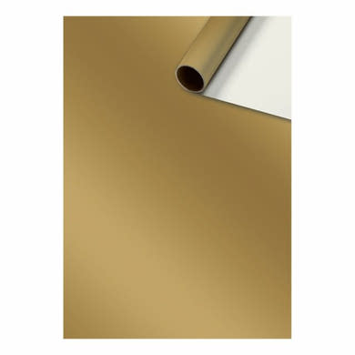 Stewo tekercses csomagolópapír Uni Plain (70x200 cm) arany