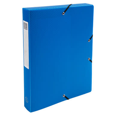 Exacompta füzetbox, PP, A4, 40mm, kék
