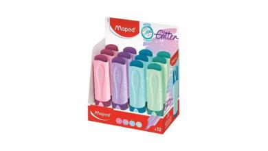 Maped szövegkiemelő, 4-féle pasztell, glitteres