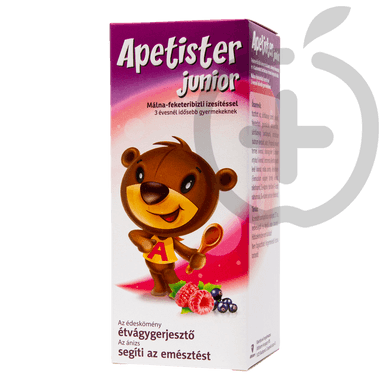 Apetister Junior málna-feketeribizli ízű oldat