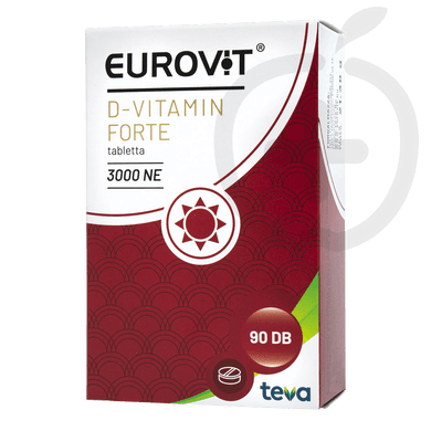 Eurovit D-vitamin Forte 3000 NE D-vitamin tabletta