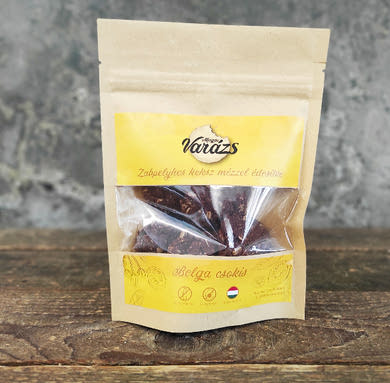 Belga csokis zabpelyhes keksz mézzel 110 g