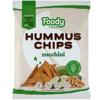 Foody free - Gluténmentes hummus chips - cukkinis 50 g
