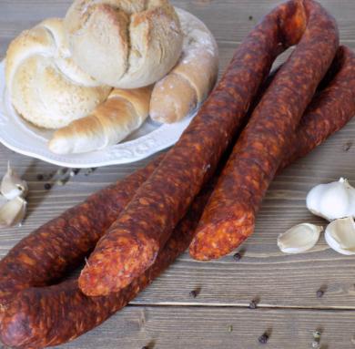 Füstölt kolbász szál kb. 350-400 g