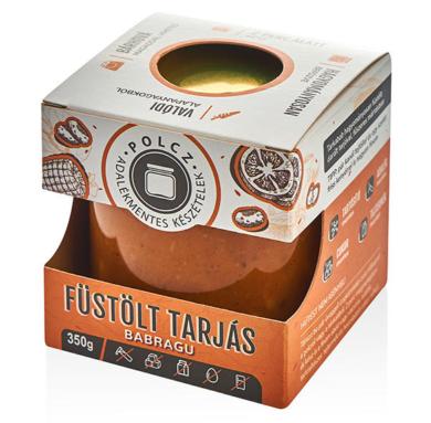 Füstölt tarjás babragu