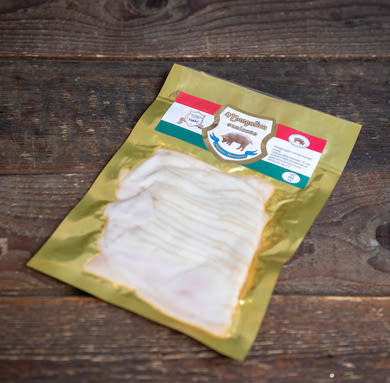 Füstölt mangalica fehérszalonna- szeletelt kb, 90-110 g