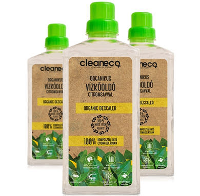 Cleaneco organikus Vízkőoldó citromsavval - komposztálható csomagolásban