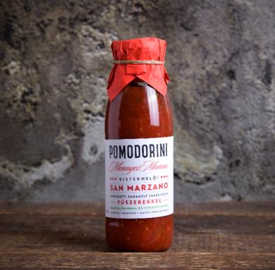 Mennyei Manna SM hámozott darabolt paradicsom 500 g