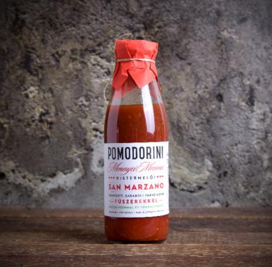 Mennyei Manna SM hámozott darabolt paradicsom 700 g