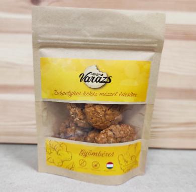 Zabpelyhes keksz mézzel,gyömbéres - 110 g ( csomag )