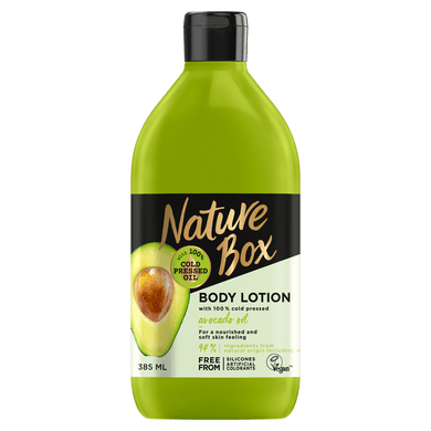Nature Box testápoló Avokádó a táplált bőrért