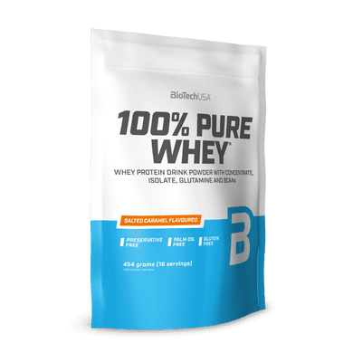 BioTech USA fehérjepor sós karamell 100% pure whey