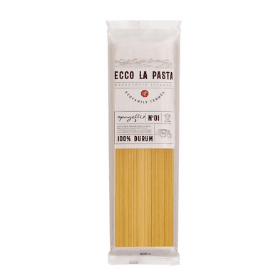Ecco La Pasta száraztészta durum spagetti