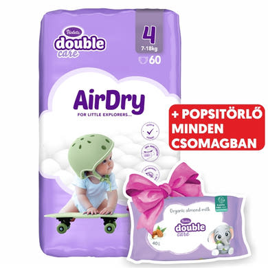 Violeta Double Care Air Dry nadrágpelenka S4 60db + törlőkendő