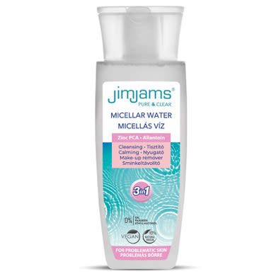 JimJams micellás víz arc-és sminklemosó Pure & Clear