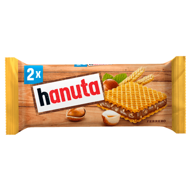 Hanuta ropogós ostya mogyorós-kakaós töltelékkel
