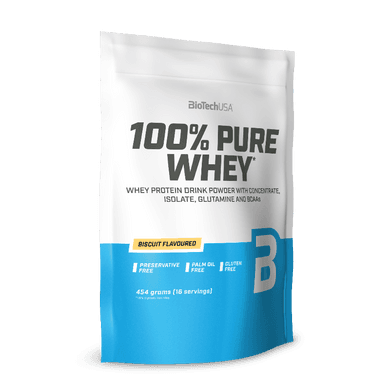 BioTech USA fehérjepor keksz 100% pure whey
