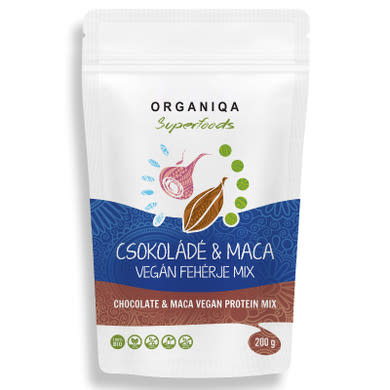 Organiqa fehérje mix csok-maca Bio Vegán