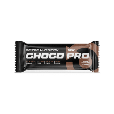 Scitec Choco Pro fehérje szelet double chocolate