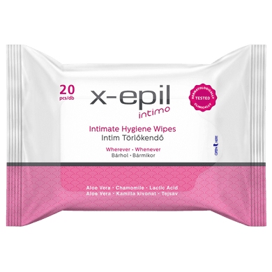 X-Epil Intimo Intim törlőkendő