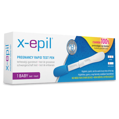 X-Epil Terhességi gyorsteszt pen egy lépésben - exkluzív