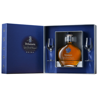 Delamain Extra cognac 2 pohárral 40%