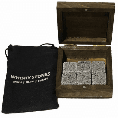 Whisky Stones - gránit hűtőkocka fadobozban