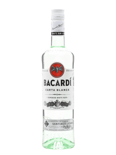 Rum Bacardi Carta Blanca , 37,5%