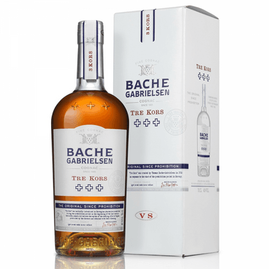 Bache-Gabrielsen VS Tre Kors cognac díszdobozban 40%