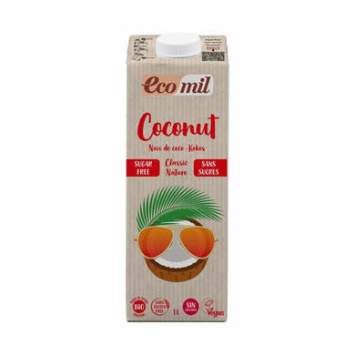 Ecomil BIO Kókuszital hozzáadott édesítőszer nélkül classic 1l
