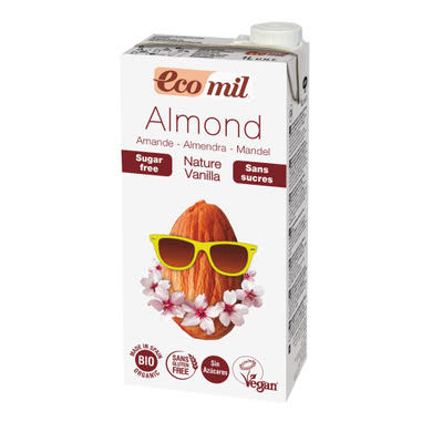 EcoMil BIO Mandulaital vaníliás édesítő nélkül