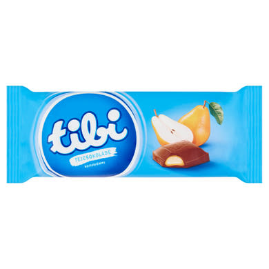 Tibi körtekrémmel töltött tejcsokoládé