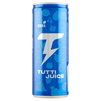 Tutti Juice tutti-frutti ízű, koffeinmentes, alkoholmentes ital cukorral és édesítőszerrel