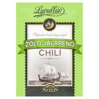 Lucullus Paprika Különlegességek tört zöld jalapeno chili
